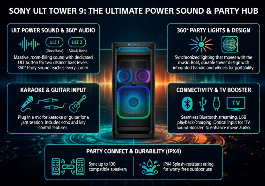sony ult tower 9 